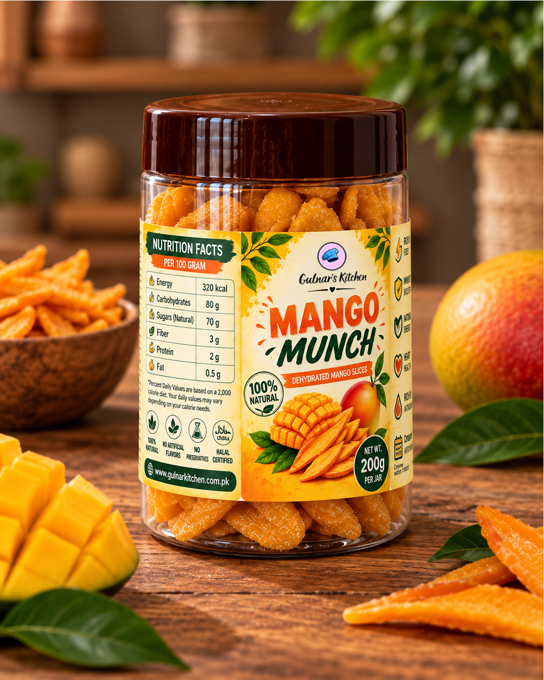 Mango Munch - Dehydrated Mango Slices